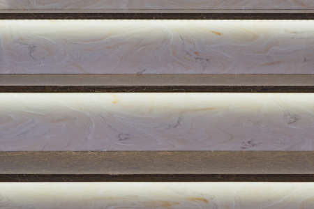 Marble steps of the stairs with backlight.の写真素材