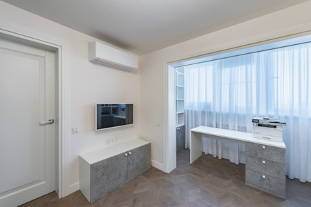 Room interior inside of the flat.の写真素材