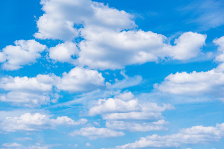 Amazing cloudscape on the sky at day time.の写真素材