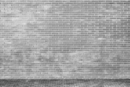 Brick wall background outside of the building.の写真素材