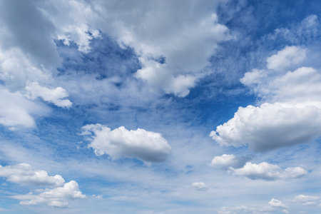 Amazing cloudscape on the sky at day time.の写真素材