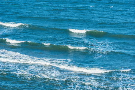 Sea surface at windy time.の写真素材