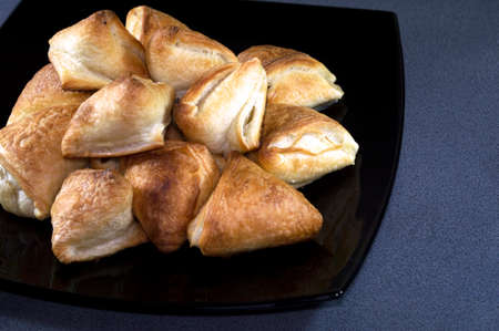 house pastries, dough with cottage cheeseの写真素材