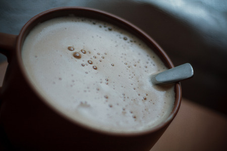 a cup of coffeeの写真素材