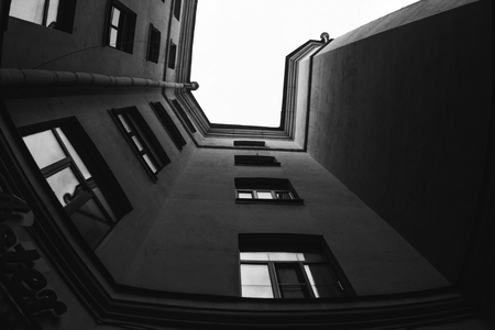 Yard of St. Petersburgの写真素材