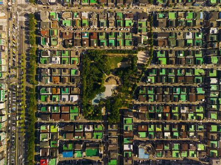 City aerial viewの写真素材