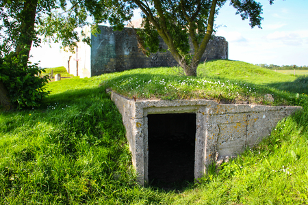 Azeville battery bunker. Normadia, France. German defensive location in the Second World Warのeditorial素材
