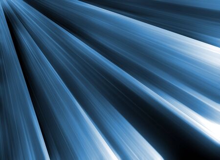 Straight shiny lines coming from a cornerの写真素材