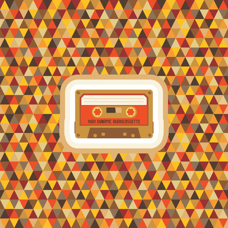 Geometric Background - Seamless Pattern - Hipster Vintage Styleのイラスト素材