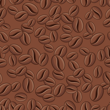 Coffee Background - Seamless Vector Patternのイラスト素材