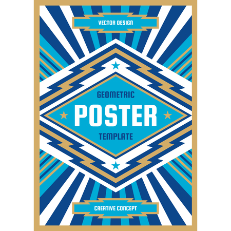 Art Design Poster Graphic Vertical Banner Vector Illustration