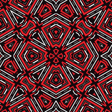 Background seamless pattern. Abstract carpet ethnic ornament. Vector illustration. Graphic design.のイラスト素材