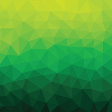Background green color. Polygonal geometric pattern vector design. Abstract backdrop triangular texture. Decorative mosaic structure.のイラスト素材
