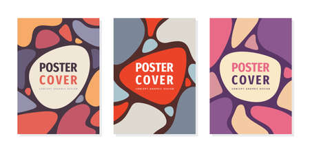 Poster geometric concept design. Cover book, brochure, leaflet, magazine, album. Business...