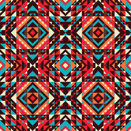 Abstract background geometric concept design. Seamless pattern graphic poster. Vector illustration.のイラスト素材