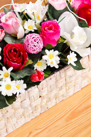 artificial flowersの写真素材