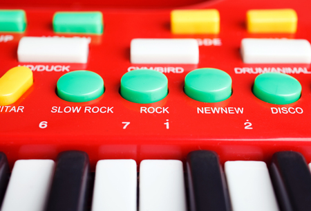 electrical toy pianoの写真素材