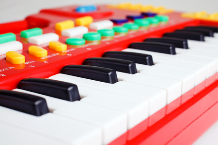 electrical toy pianoの写真素材