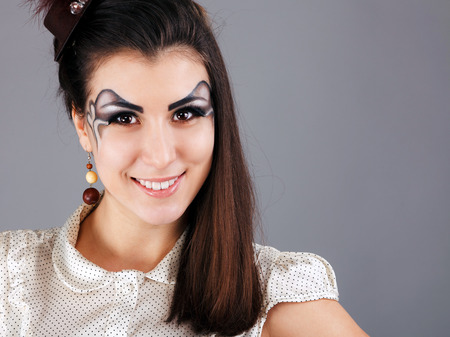 Professional Hairstyle and Make Upの写真素材