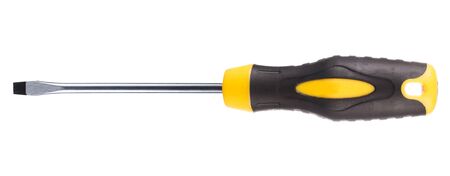 screwdriver isolated on whiteの写真素材