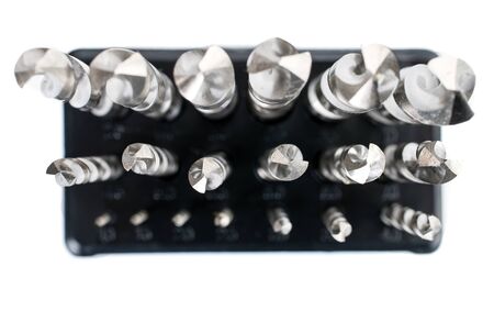 Hard metal tool bits collectionの写真素材