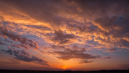 beautiful sunset landscape