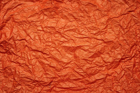 orange, Crumpled paper backgroundの写真素材