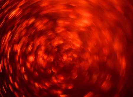 festive red abstract background bokeh with colored light, circle formの写真素材