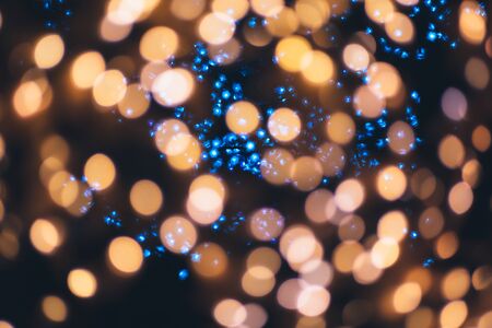 Defocused abstract red lights background with shimmering light