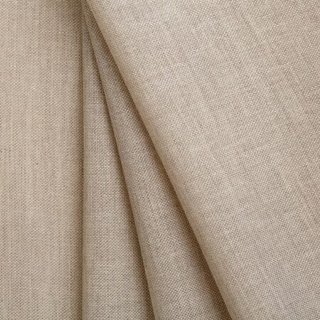Soft linen fabric for clothing. Texture fabric for feminine and mens shirts from flax.の写真素材