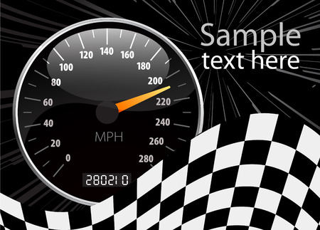 Speedometer vector illustrationのイラスト素材