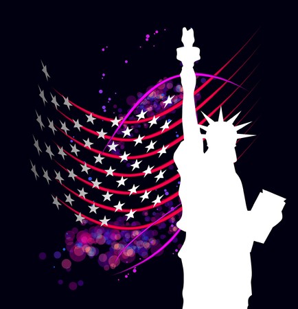 Statue of Libertyのイラスト素材