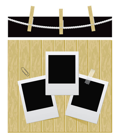 Photo set illustrationのイラスト素材