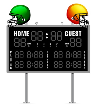 Home and Guest Scoreboardのイラスト素材