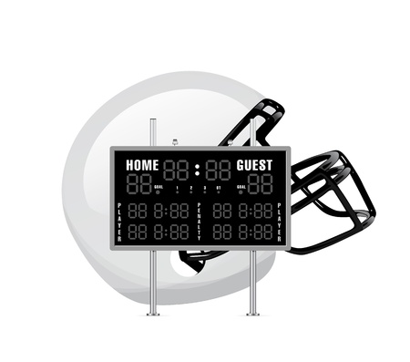 Home and Guest Scoreboardのイラスト素材