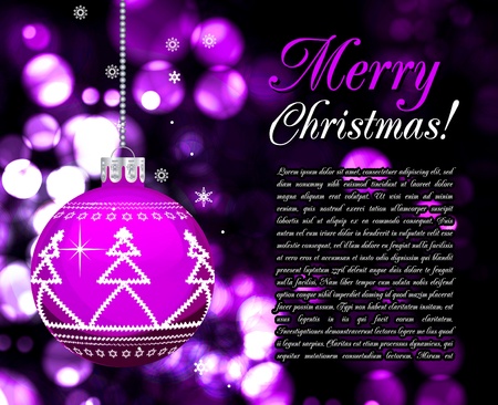 Background with Christmas balls, illustrationのイラスト素材
