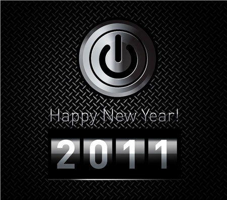 New Year counterのイラスト素材