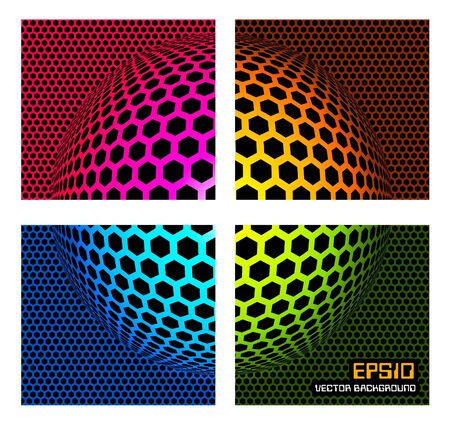 Technology color background -  illustrationのイラスト素材