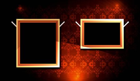 Picture frame galleryのイラスト素材