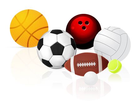 Ball setのイラスト素材