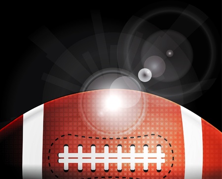 American footballのイラスト素材