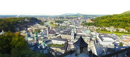 Panoramic view - Salzburgの写真素材