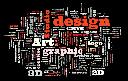 Graphic design studioのイラスト素材