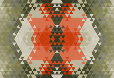 Geometric hipster retro background. Retro triangle vector background