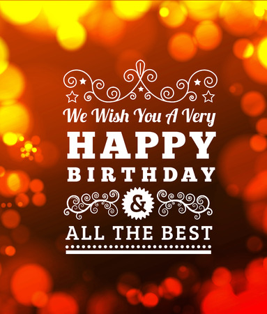 Birthday greetings.のイラスト素材