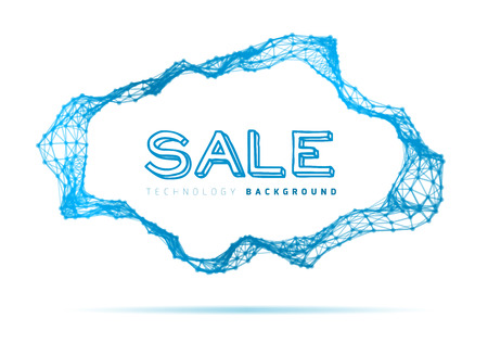 Sale triangle backgroundのイラスト素材