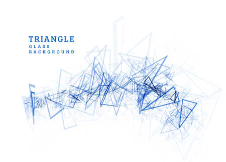 Broken glass background isolated on whiteのイラスト素材