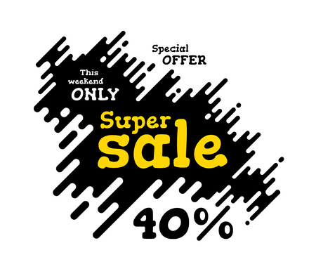 Sale illustration with rounded lines backgroundのイラスト素材