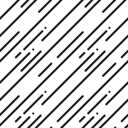 Vector geometric pattern in black and white style on a white isolated backgroundのイラスト素材