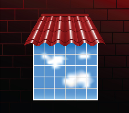 Illustration on the construction theme against the black backgroundのイラスト素材